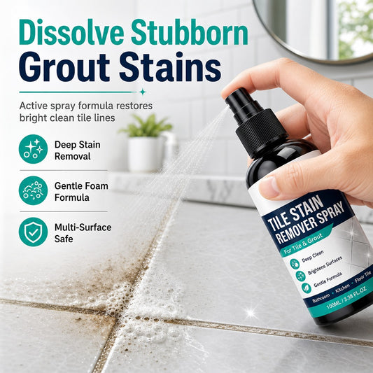 🎃BUY 3 GET 2 FREE Today!!🔥Grout Stain & Mold Remover Spray