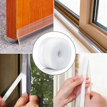 Weather Stripping Seal Strip – 16.4ft Draft Blocker for Doors & Windows