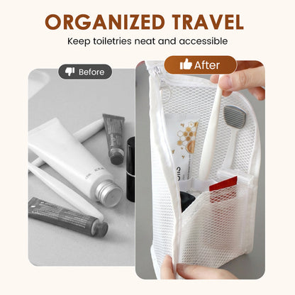 🧳 Portable Lightweight Travel Toiletry Bag 🧼 Smart Internal Dividers, Compact EVA Build & Water-Resistant ✈️