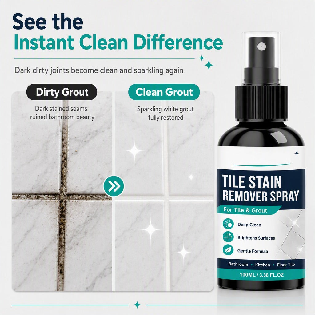 🎃BUY 3 GET 2 FREE Today!!🔥Grout Stain & Mold Remover Spray