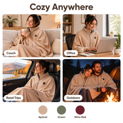 Heated Wearable Blanket Wrap