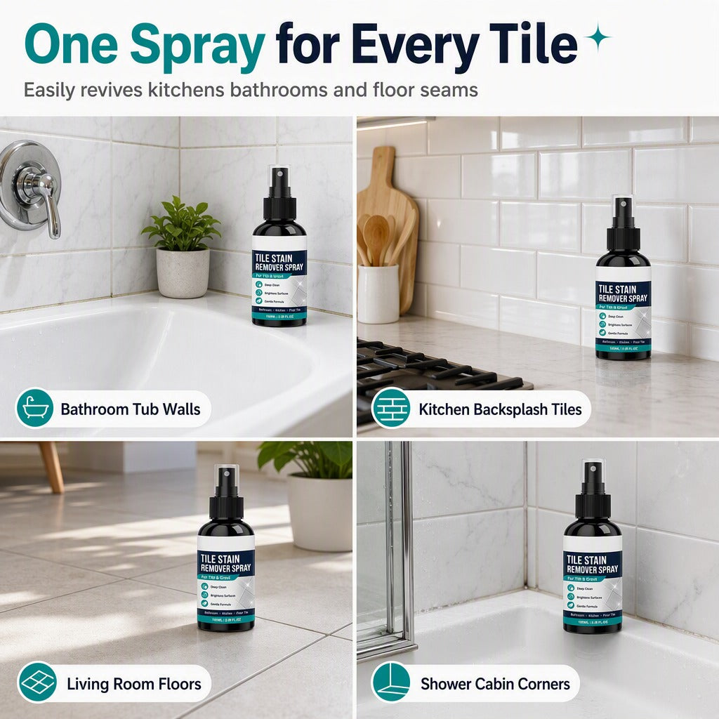 🎃BUY 3 GET 2 FREE Today!!🔥Grout Stain & Mold Remover Spray