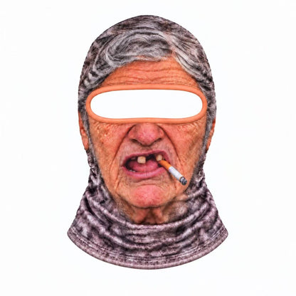Ski Funny Face Mask – Skiing, Automotive & Motorcycle Protective Gear for Head & Face Coverage