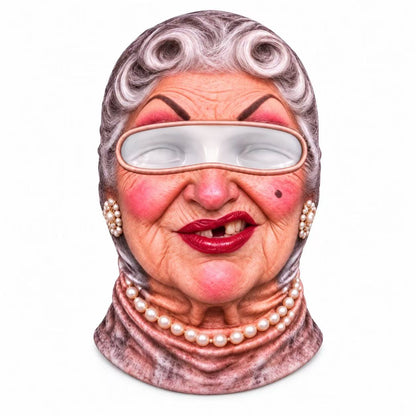 Ski Funny Face Mask – Skiing, Automotive & Motorcycle Protective Gear for Head & Face Coverage