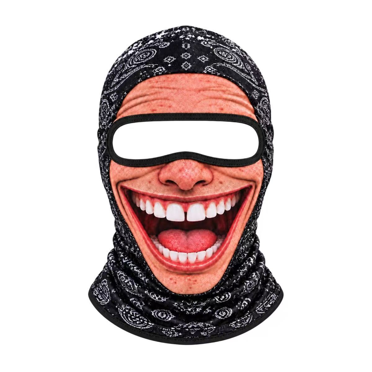 Ski Funny Face Mask – Skiing, Automotive & Motorcycle Protective Gear for Head & Face Coverage