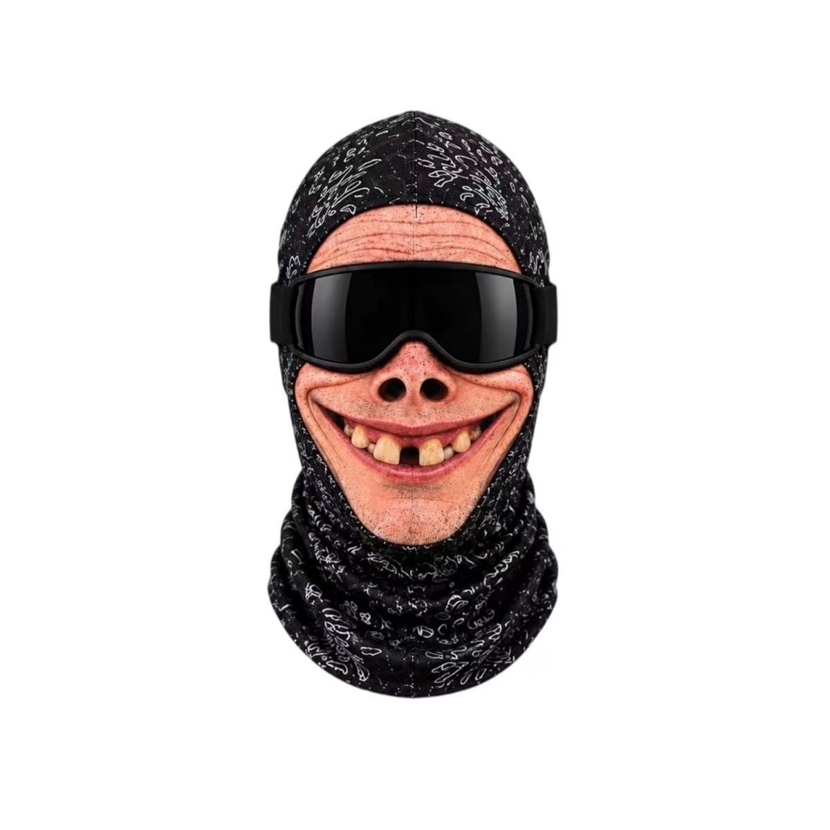 Ski Funny Face Mask – Skiing, Automotive & Motorcycle Protective Gear for Head & Face Coverage