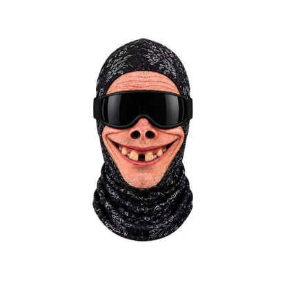Ski Funny Face Mask – Skiing, Automotive & Motorcycle Protective Gear for Head & Face Coverage