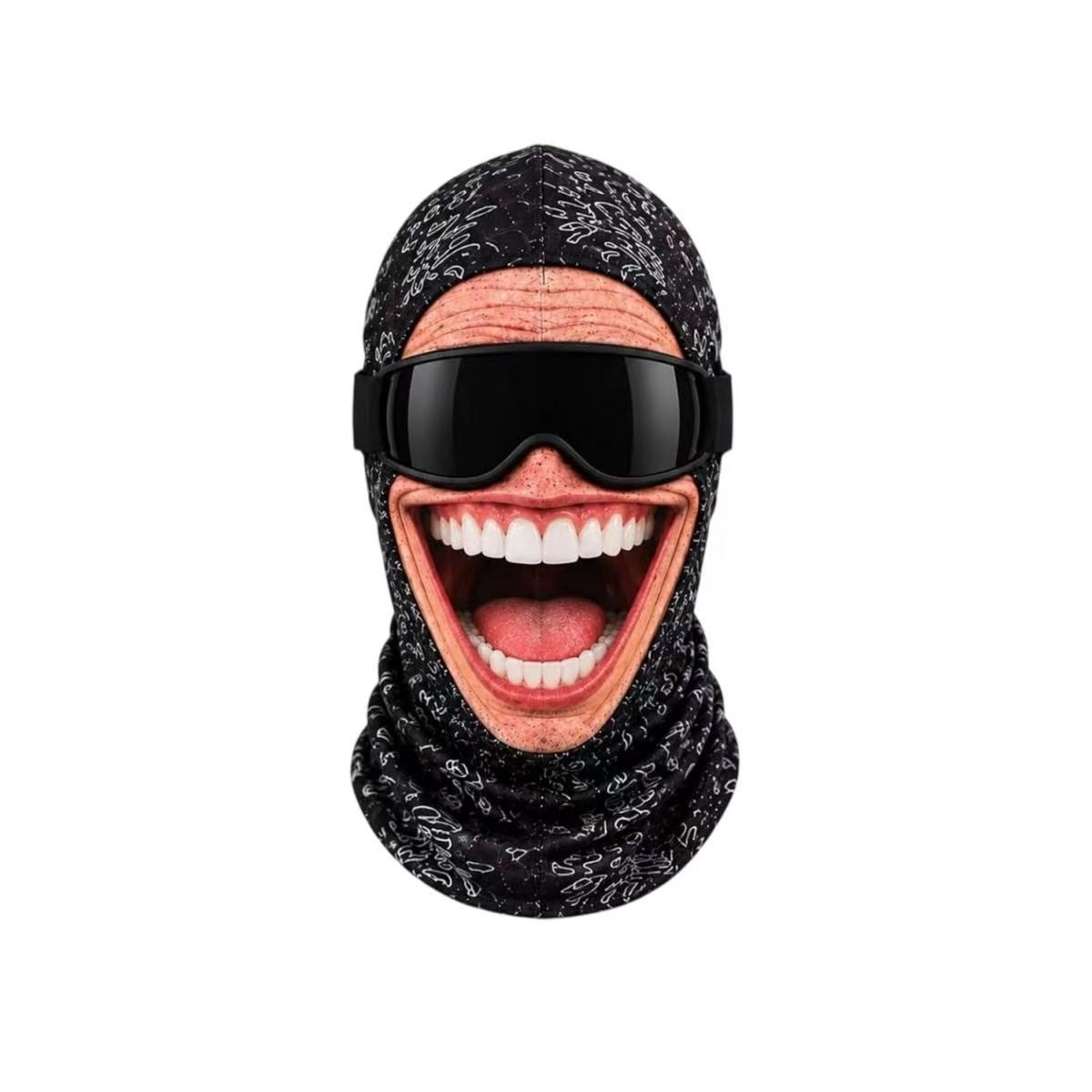 Ski Funny Face Mask – Skiing, Automotive & Motorcycle Protective Gear for Head & Face Coverage