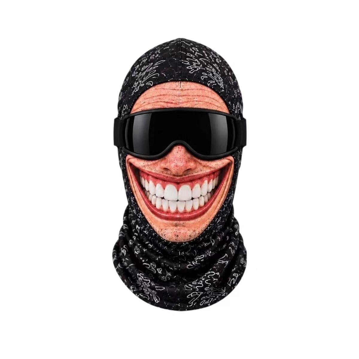 Ski Funny Face Mask – Skiing, Automotive & Motorcycle Protective Gear for Head & Face Coverage