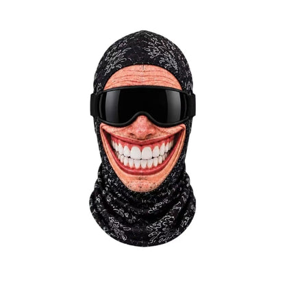 Ski Funny Face Mask – Skiing, Automotive & Motorcycle Protective Gear for Head & Face Coverage